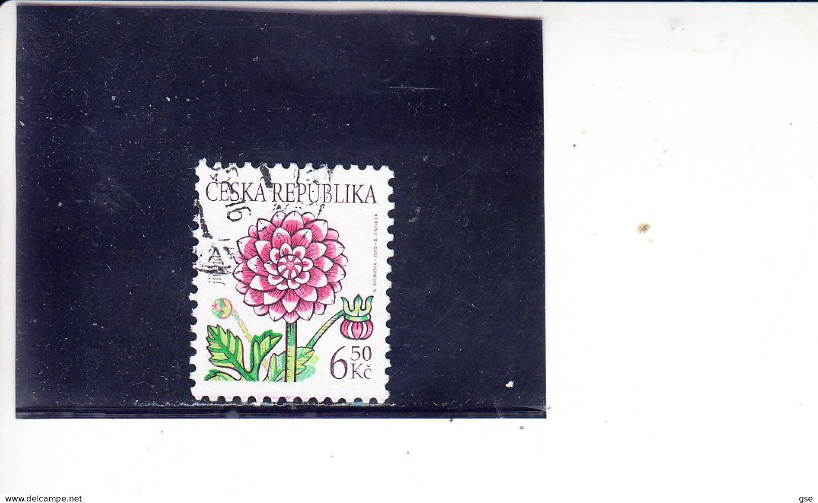 REPUBBLICA CECA  2005  - Fiori - Used Stamps