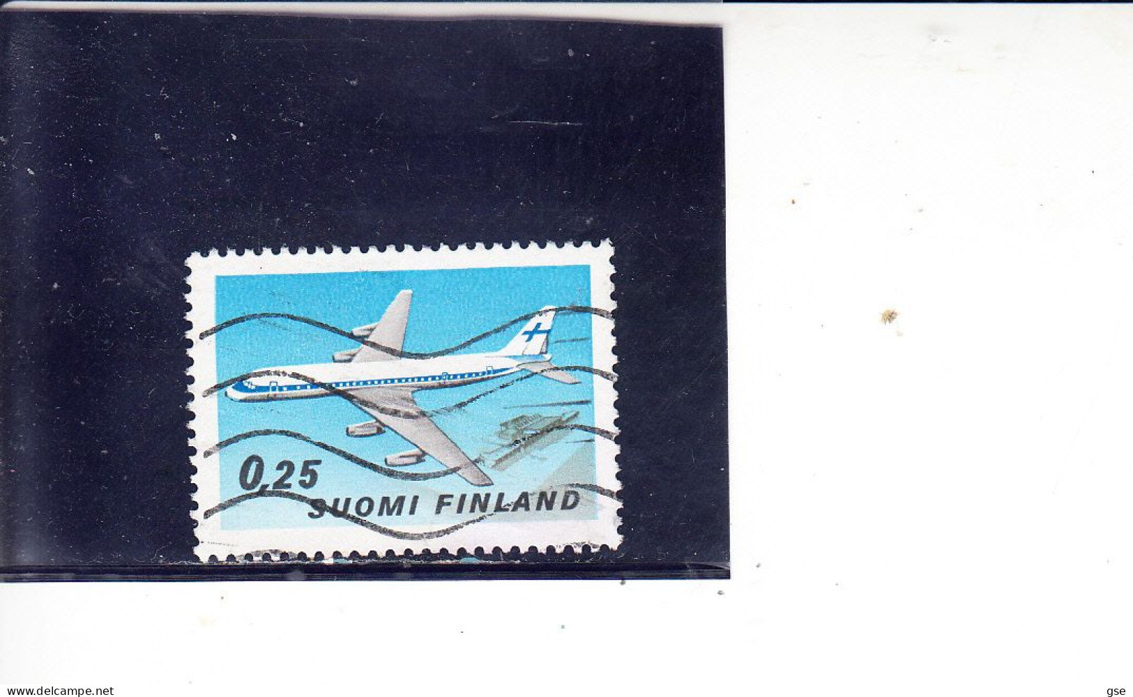 FINLANDIA  1969.- Unificato  632° -  Aereo - Usati