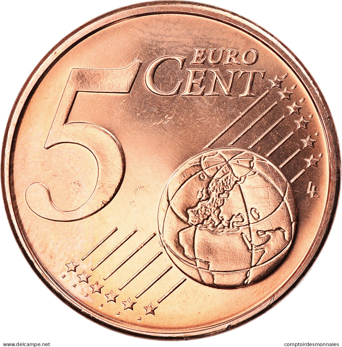 Chypre, 5 Euro Cent, 2016, SPL, Copper Plated Steel, KM:New - Cyprus