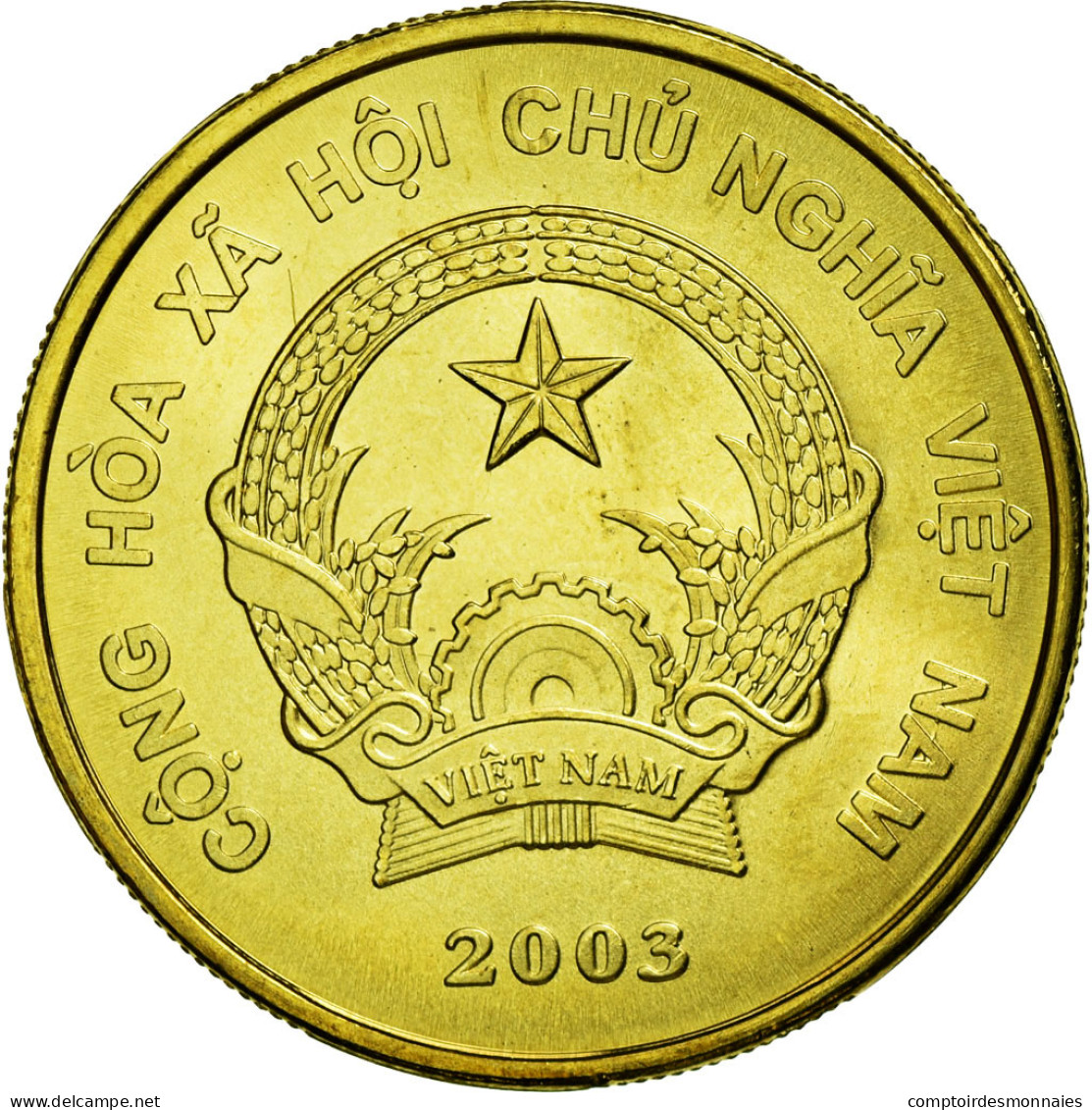 Monnaie, Viet Nam, SOCIALIST REPUBLIC, 2000 Dông, 2003, Vantaa, SPL, Brass - Viêt-Nam