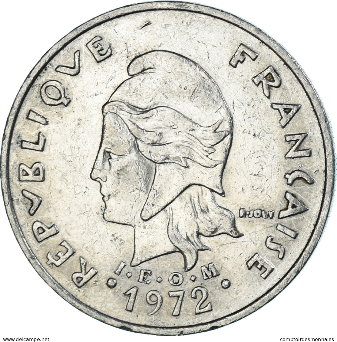 Monnaie, Nouvelle-Calédonie, 20 Francs, 1972 - Neu-Kaledonien