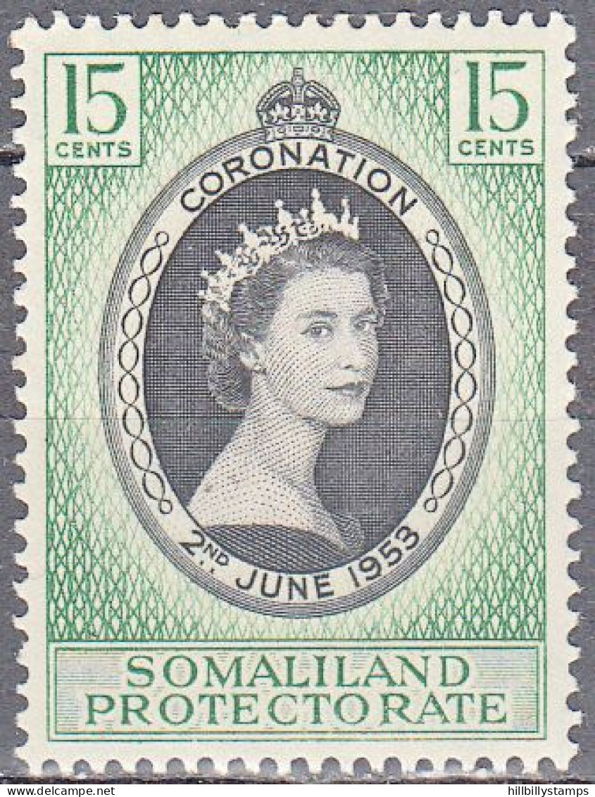 SOMALILAND PROTECTORATE   SCOTT NO 127  MINT HINGED  YEAR 1953 - Somaliland (Herrschaft ...-1959)