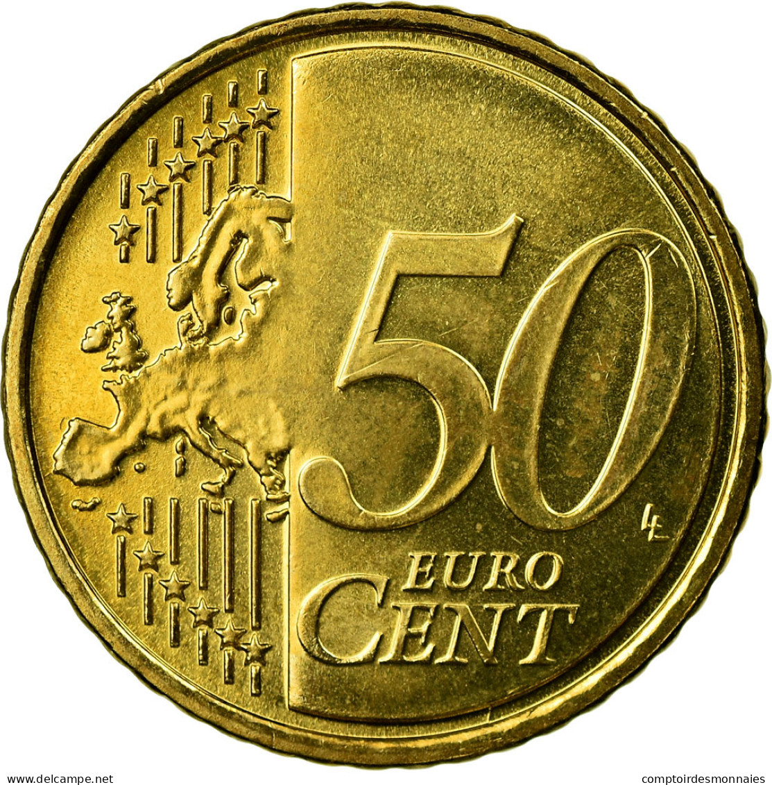 Slovénie, 50 Euro Cent, 2007, SUP, Laiton, KM:73 - Eslovenia