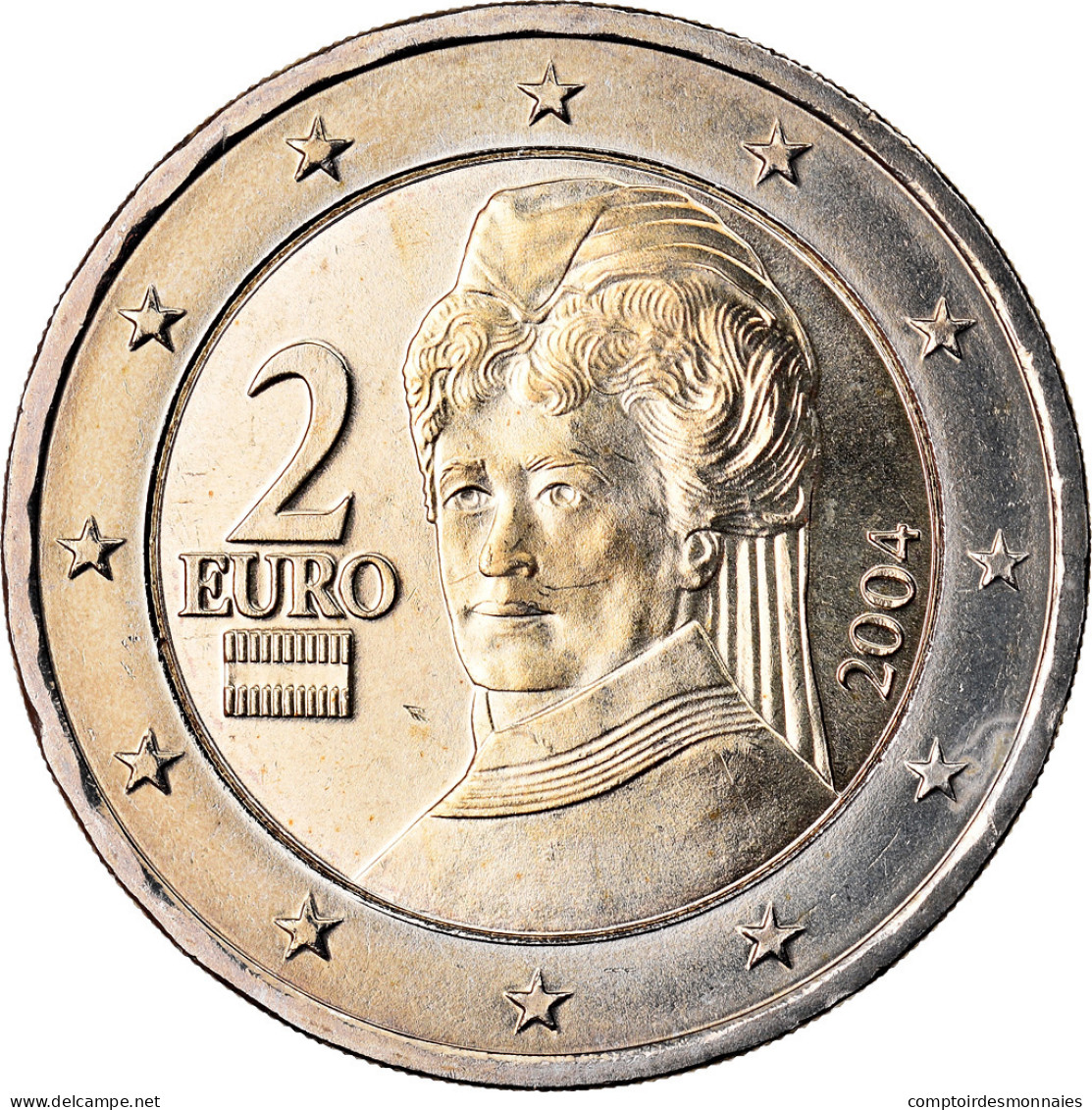 Autriche, 2 Euro, 2004, SPL, Bi-Metallic, KM:3089 - Austria