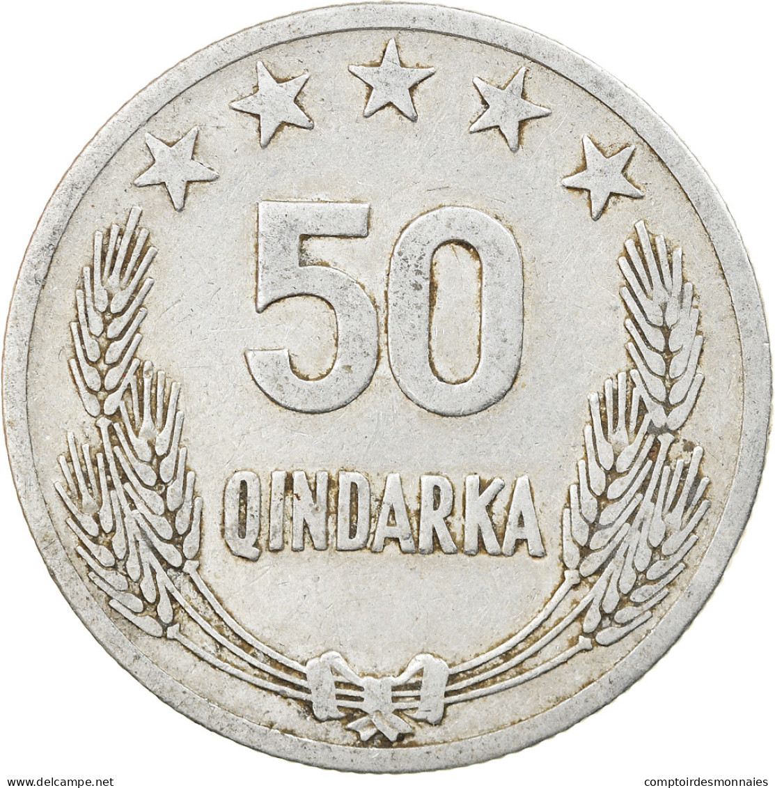 Monnaie, Albania, 50 Qindarka, 1964, TTB, Aluminium, KM:42 - Albanië