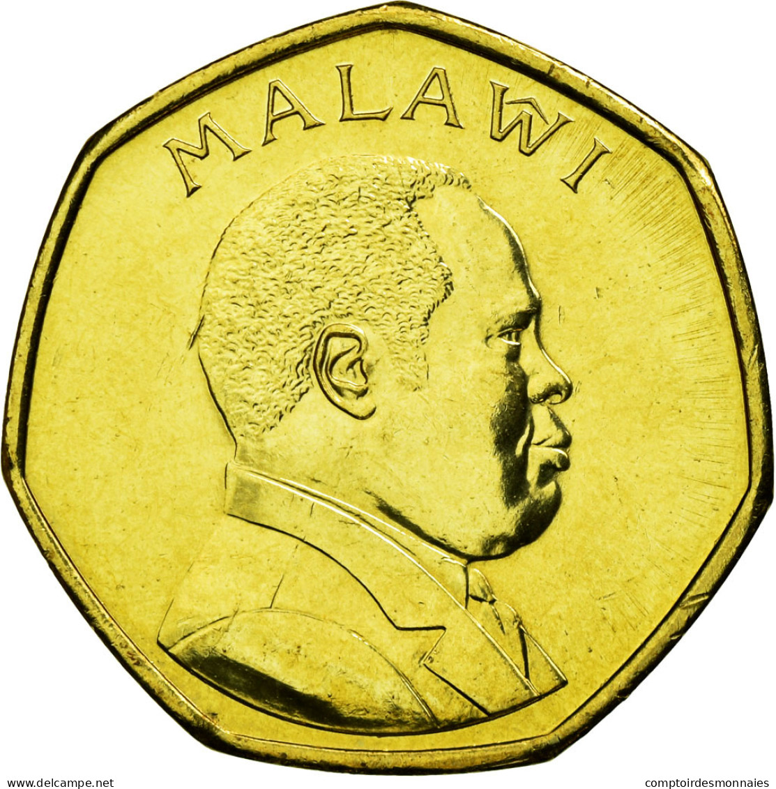 Monnaie, Malawi, 50 Tambala, 1996, SUP, Brass Plated Steel, KM:30 - Malawi