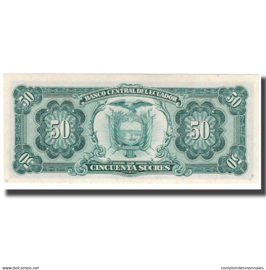 Billet, Équateur, 50 Sucres, 1984, 1984-09-05, KM:122a, NEUF - Equateur