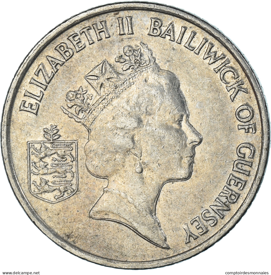 Monnaie, Guernesey, 10 Pence, 1992 - Guernesey