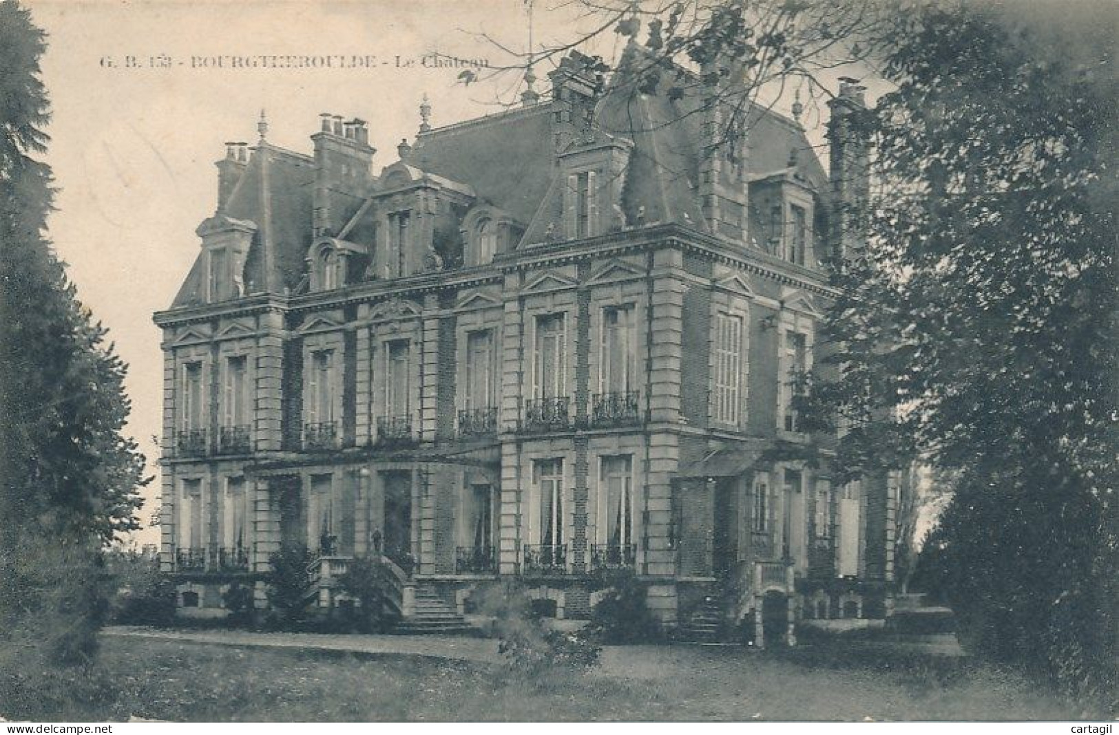 CPA-10687-27 (Eure)-Bourgtheroulde- Le Château -Envoi Gratuit - Bourgtheroulde