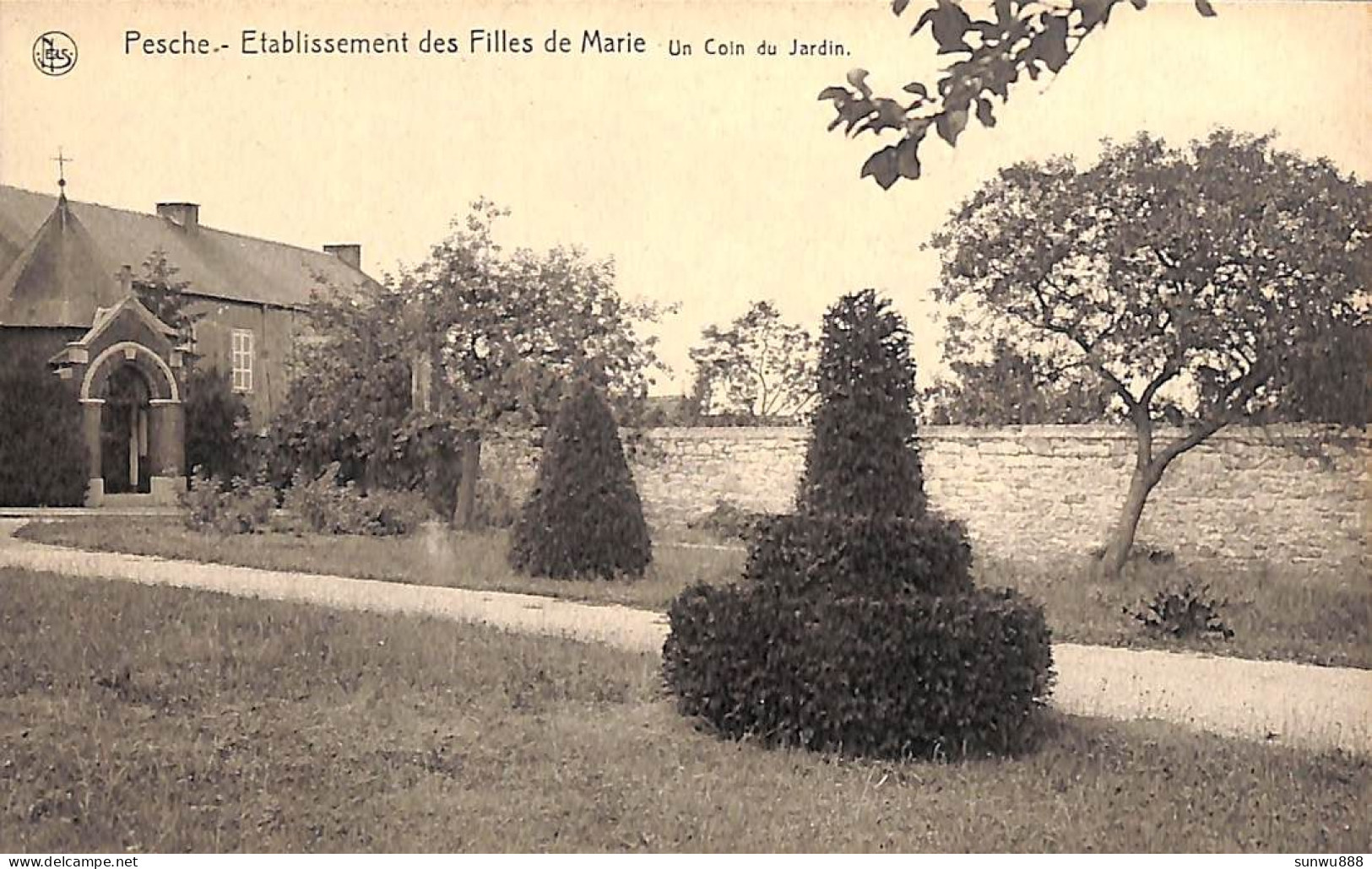 Pesche - Etablissement Des Filles De Marie - Un Coin Du Jardin - Couvin