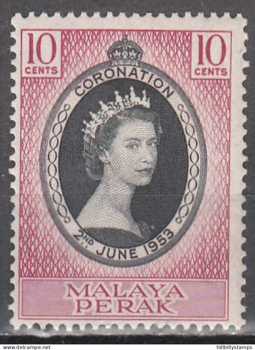 MALAYA--PERAK  SCOTT NO 126  MINT HINGED  YEAR 1953 - Perak