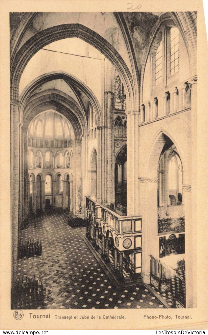 BELGIQUE - Tournai - Transept Et Jubé De La Cathédrale - Carte Postale  Ancienne - Tournai