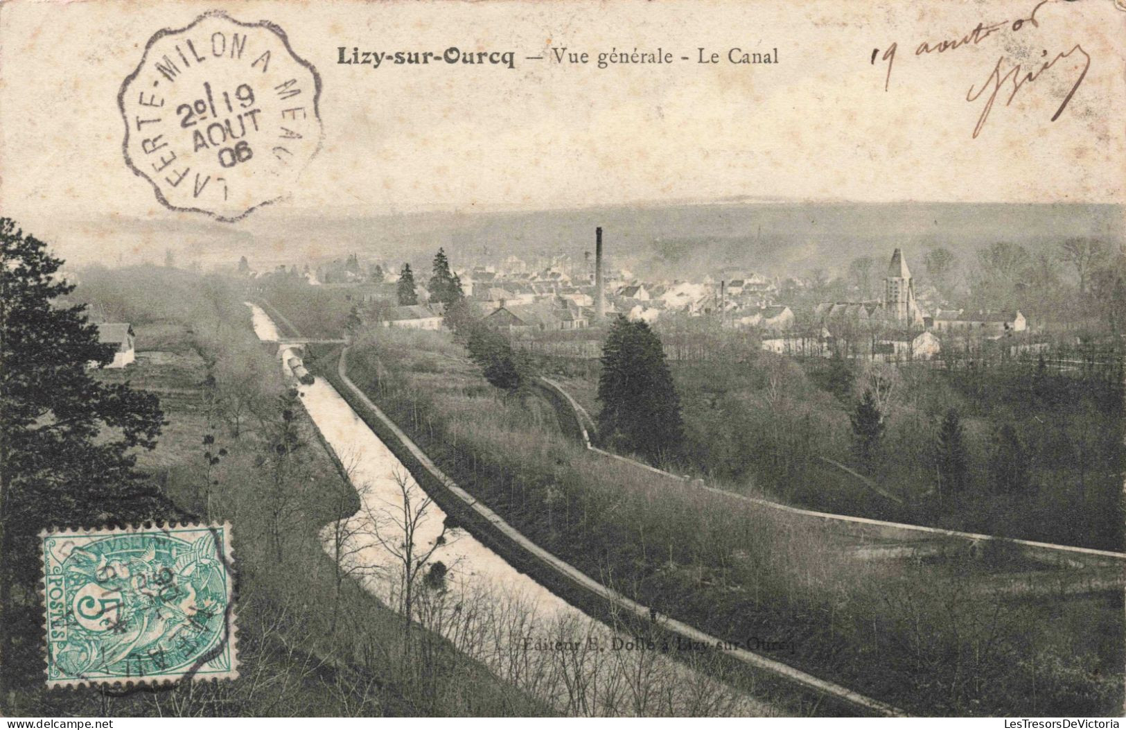 FRANCE - Lizy-sur-Ourcq  - Vue Générale - Le Canal - Carte Postale Ancienne - Meaux
