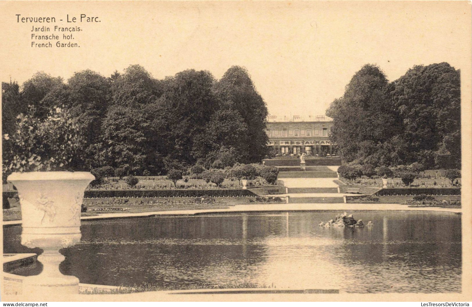 BELGIQUE - Teervuren - Le Parc - Jardin Français - Carte Postale  Ancienne - Leuven