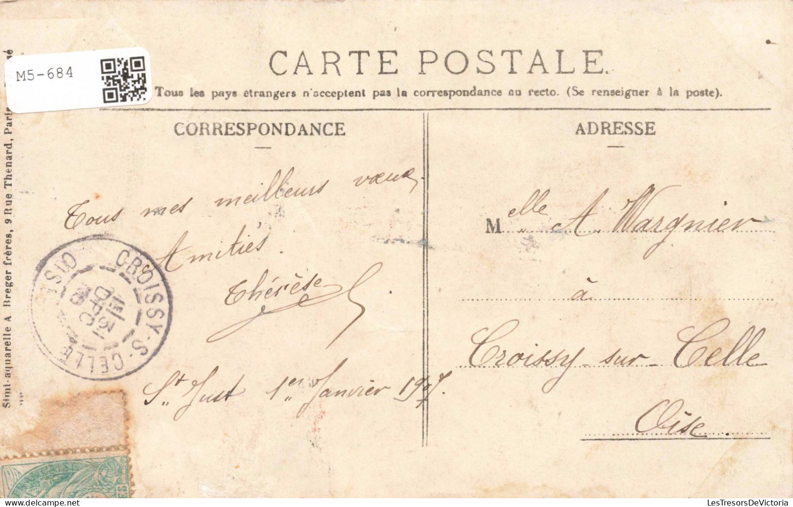 FRANCE - Saint-Just - Le Lavoir -  Colorisé- Carte Postale Ancienne - Montpellier