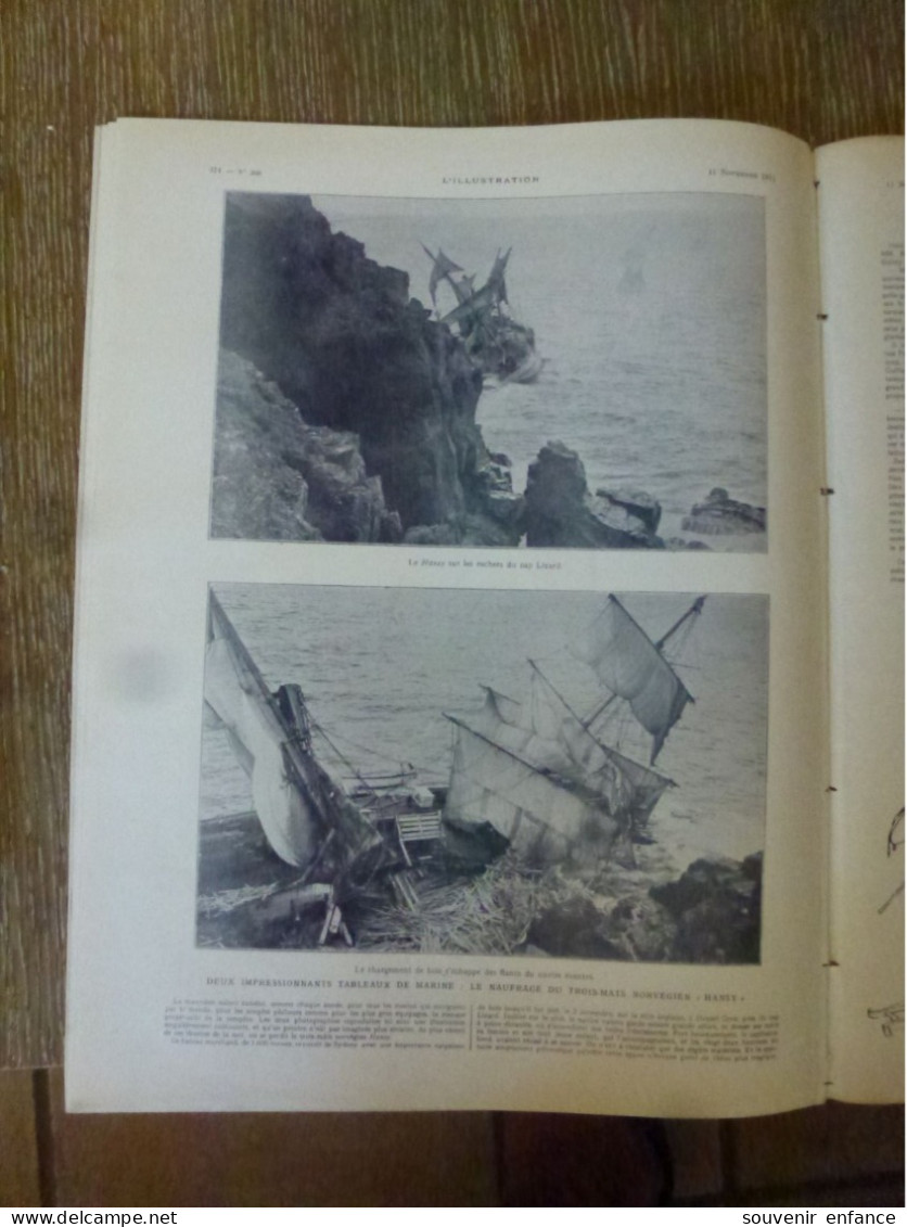 L'Illustration Novembre 1911 Révolution Chine Mee Cheung Pierre 1er Serbie Tripoli Curie Saint Calais Norvège Hansy - 1850 - 1899