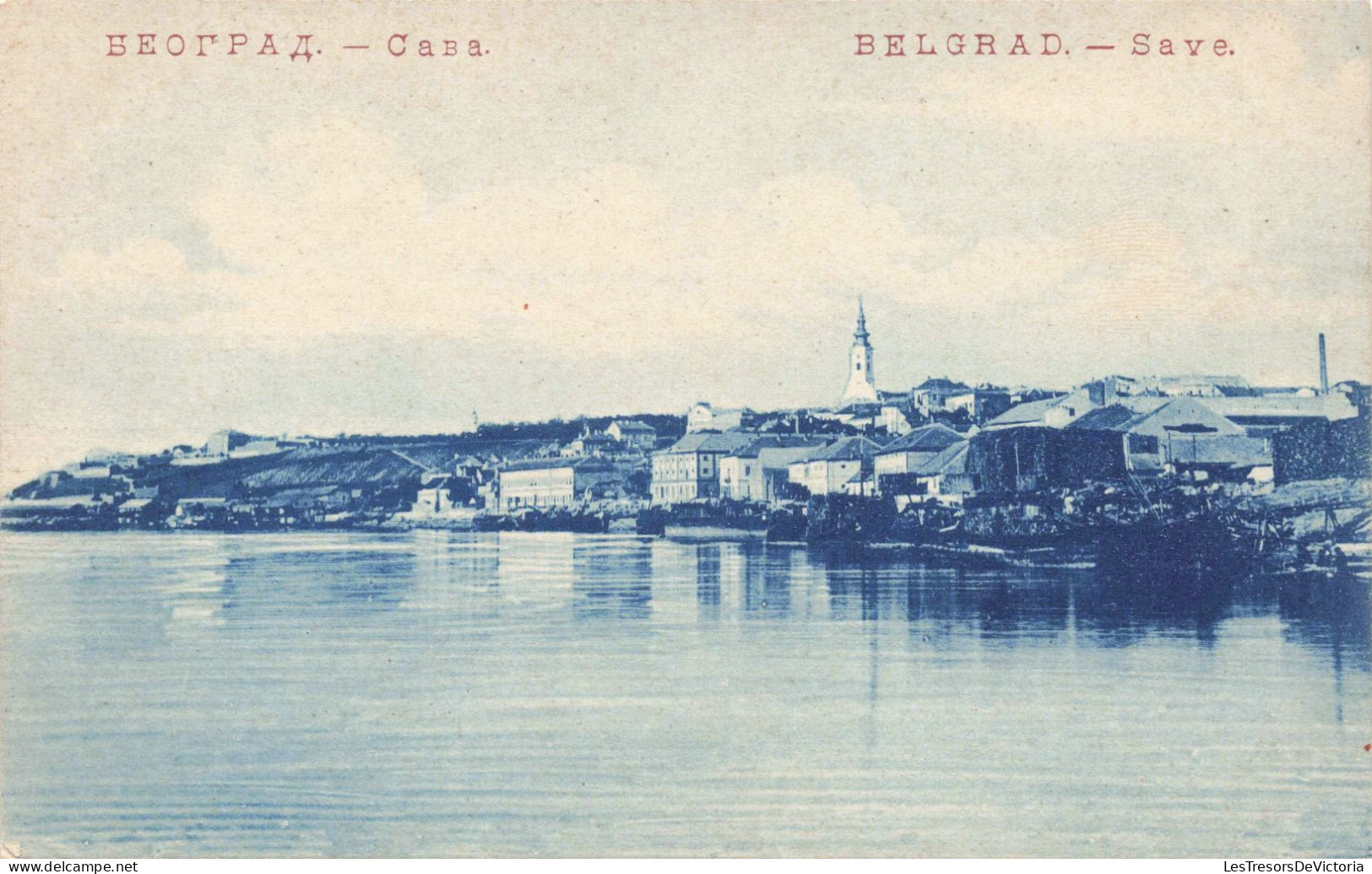 Serbie - Belgarde - Save - Mer - Panorama De La Côte - Carte Postale Ancienne - Serbie