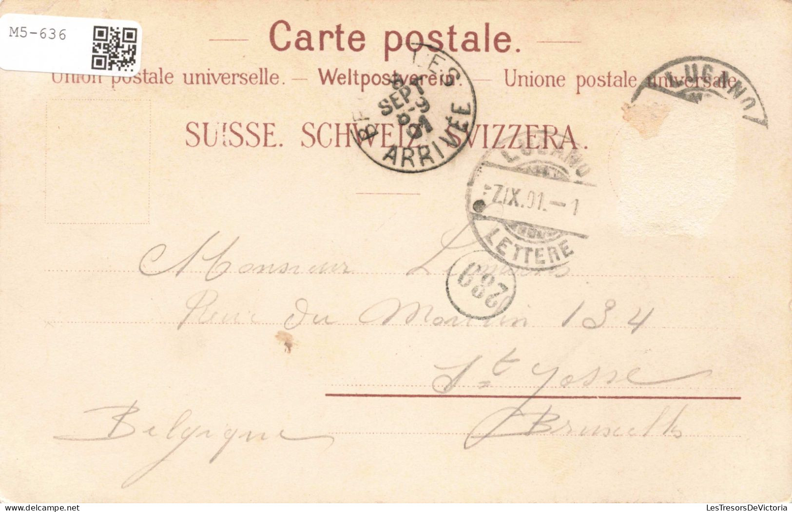 SUISSE - Souvenir Du Monte S.Salvatore - Colorisé - Carte Postale Ancienne - Banffshire