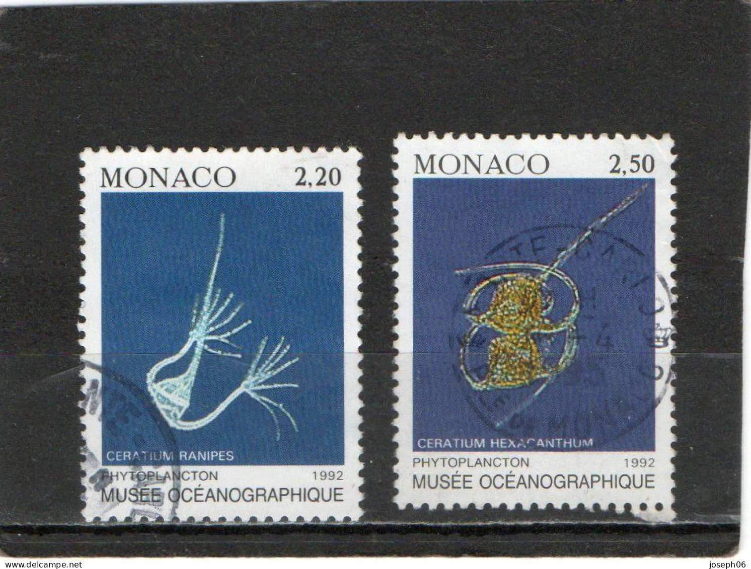 MONACO    1992  Y.T. N° 1850  1851  Oblitéré - Oblitérés
