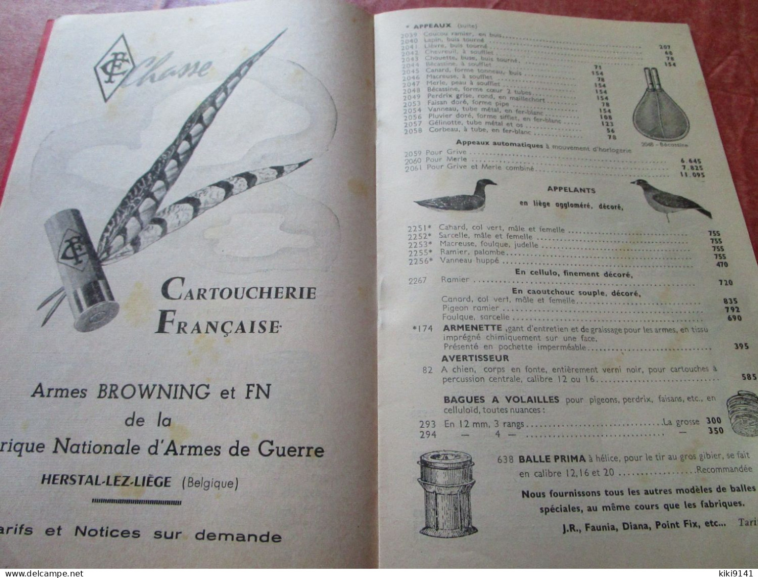 CHASSE-TIR-DÉFENSE - René COSSON & Cie - Catalogue 48 Pages Dont 40 Illustrées - Caza/Pezca