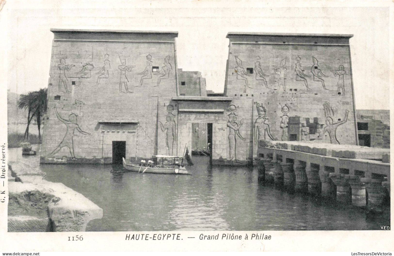 EGYPTE - Grand Pilône à Philae - Carte Postale Ancienne - Le Caire
