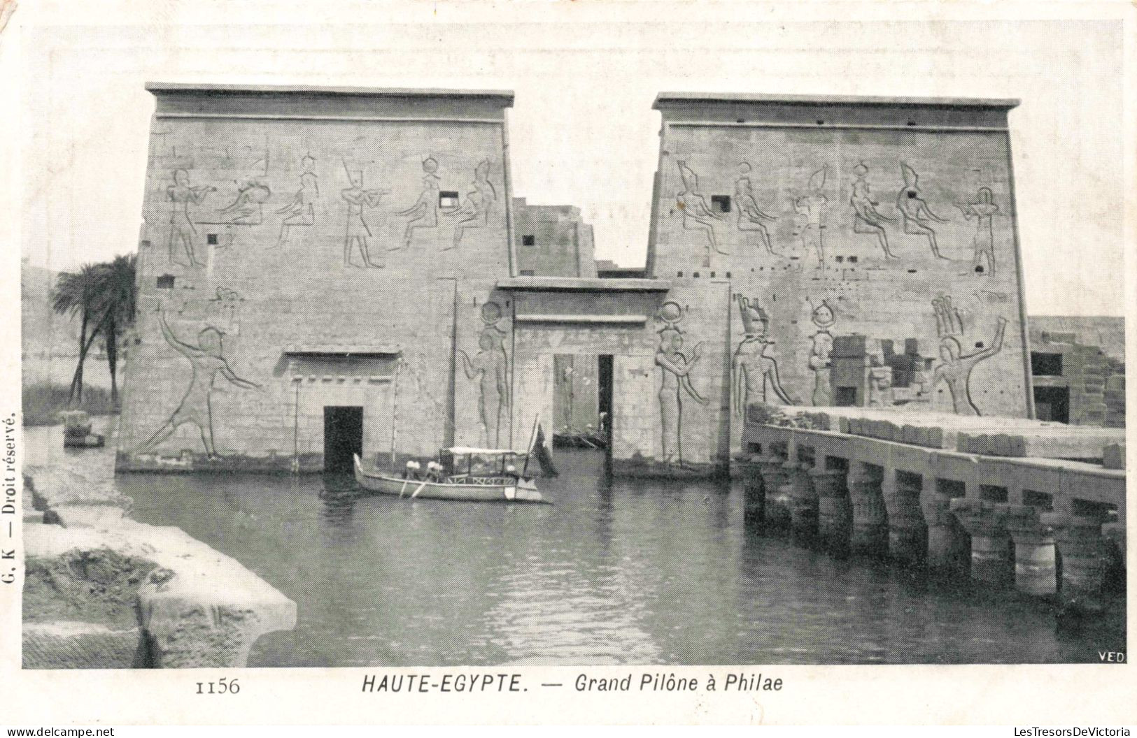 EGYPTE - Grand Pilône à Philae - Carte Postale Ancienne - Cairo