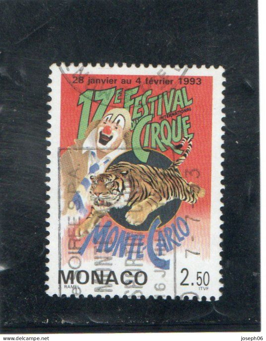 MONACO    1993  Y.T. N° 1854  Oblitéré - Gebruikt