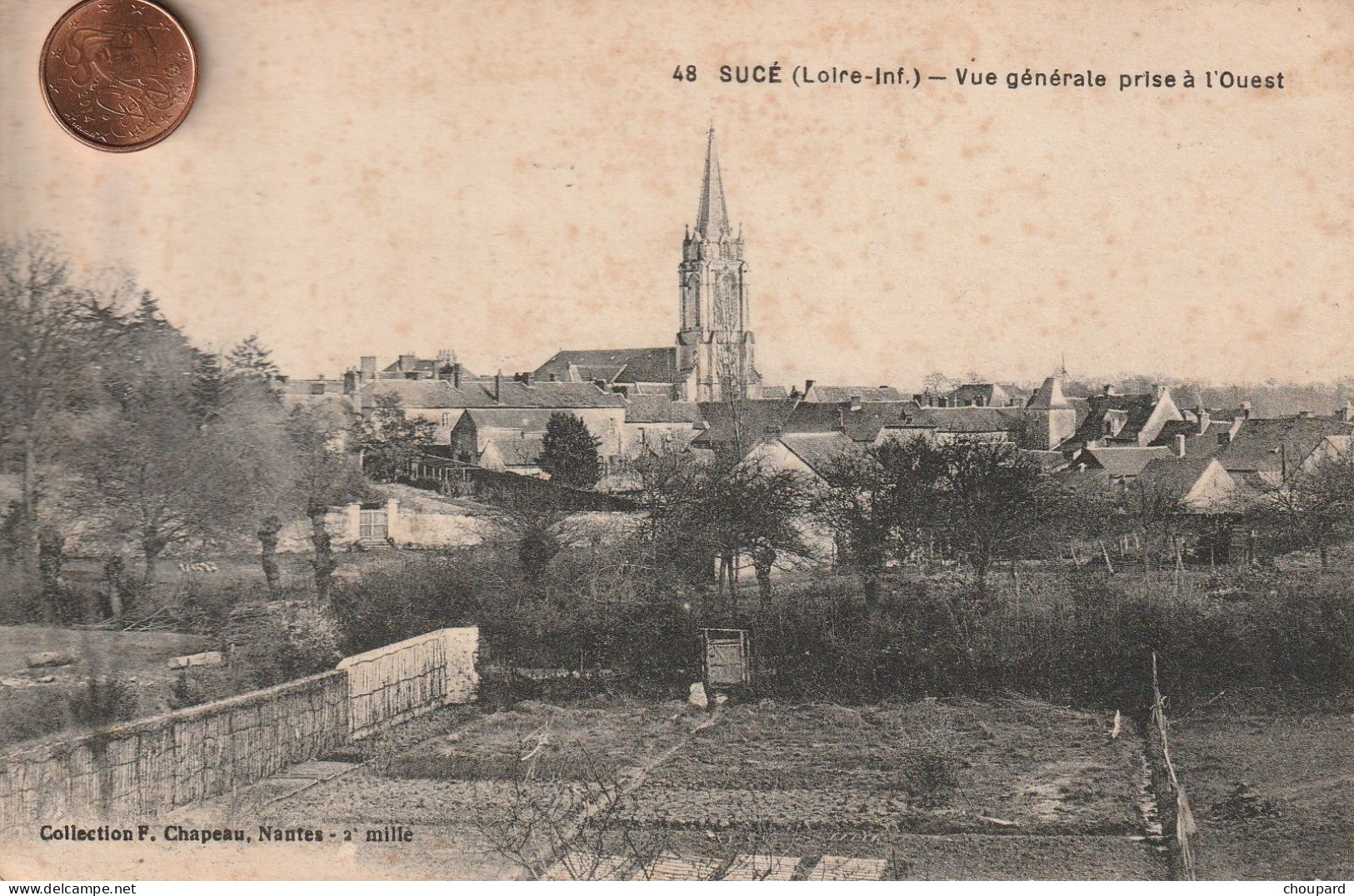 44 - Carte Postale Ancienne De  Sucè   Vue Générale Prise De L'Ouest - Andere & Zonder Classificatie