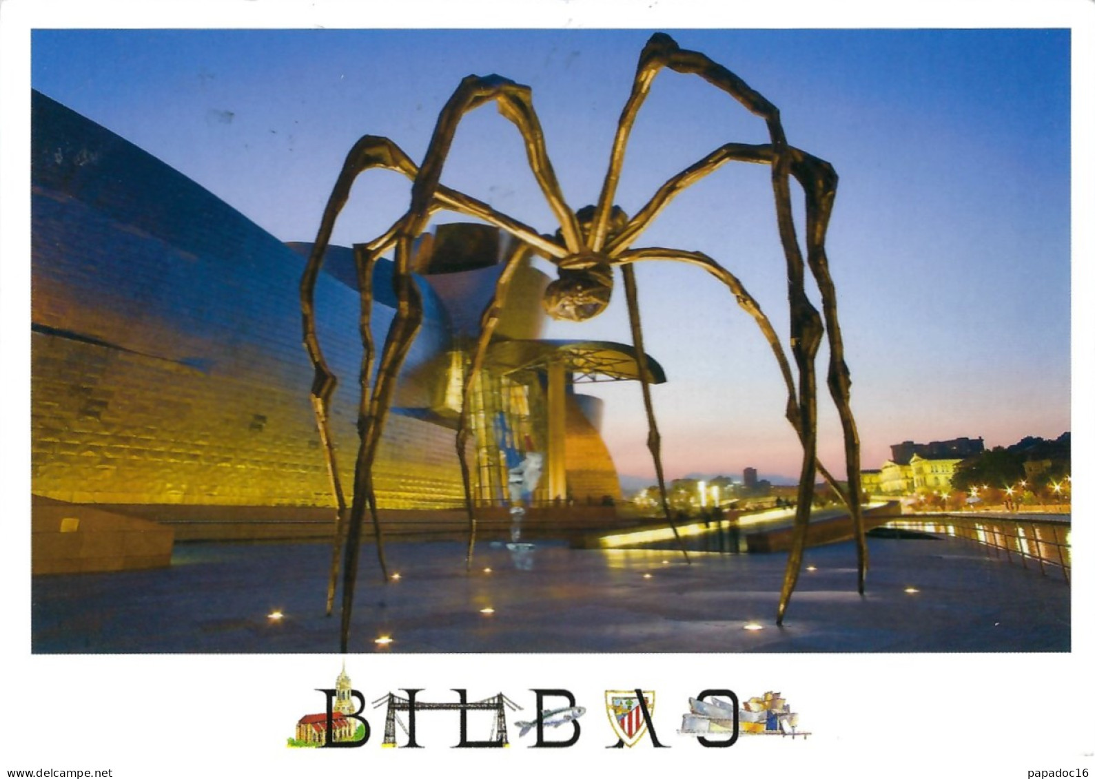 E - PV - Bilbao  - Bilbo : "Mama" De Louise Bourgeois. Museo Guggenheim - Ed. A.M. / Fotogafia José Barea (Circ. 2023) - Vizcaya (Bilbao)