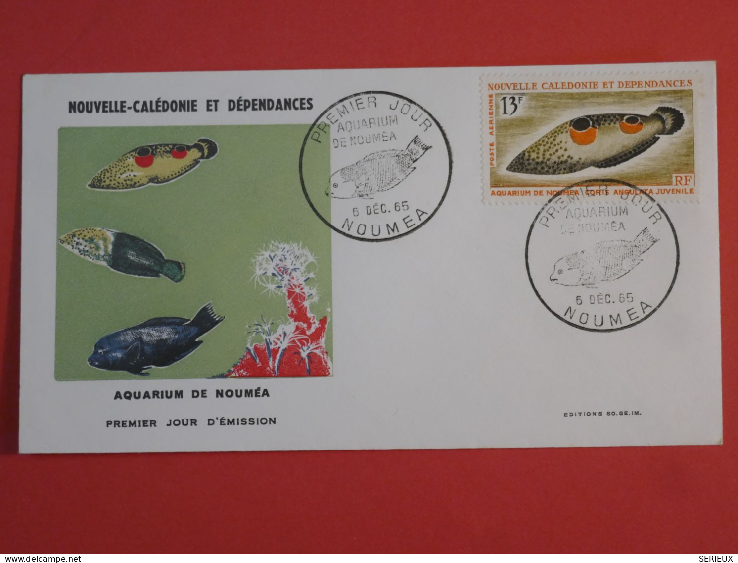 DB1 NOUVELLE CALEDONIE  BELLE LETTRE FDC  1965 NOUMEA  +AFF  INTERESSANT ++ - Cartas & Documentos