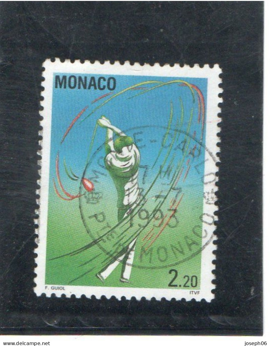 MONACO    1993  Y.T. N° 1873  Oblitéré - Gebruikt