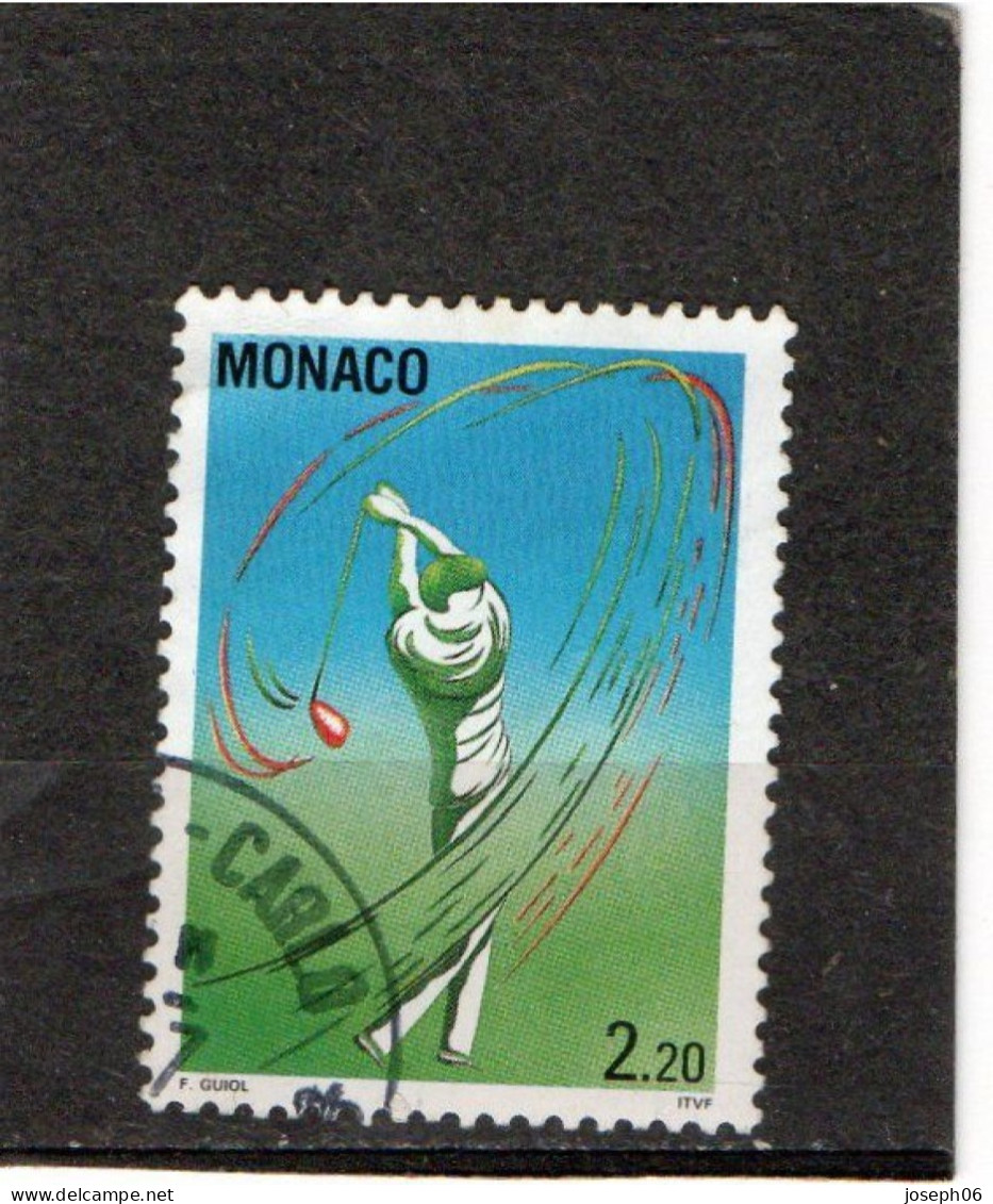 MONACO    1993  Y.T. N° 1873  Oblitéré - Usati