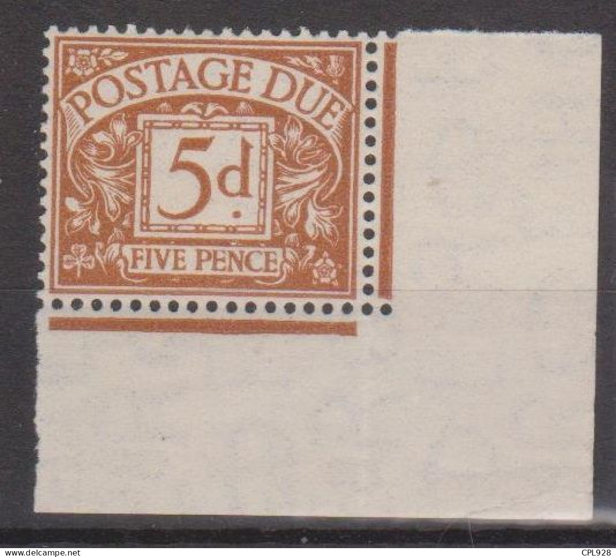 Grande Bretagne Taxe N° 21 Neuf Sans Charnière ** Bord De Feuille - Postage Due