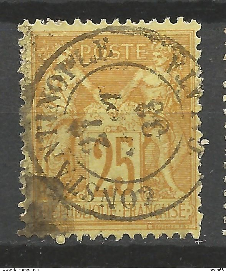 FRANCE N° 92 CACHET CONSTANTINOPLE / Used - Altri & Non Classificati