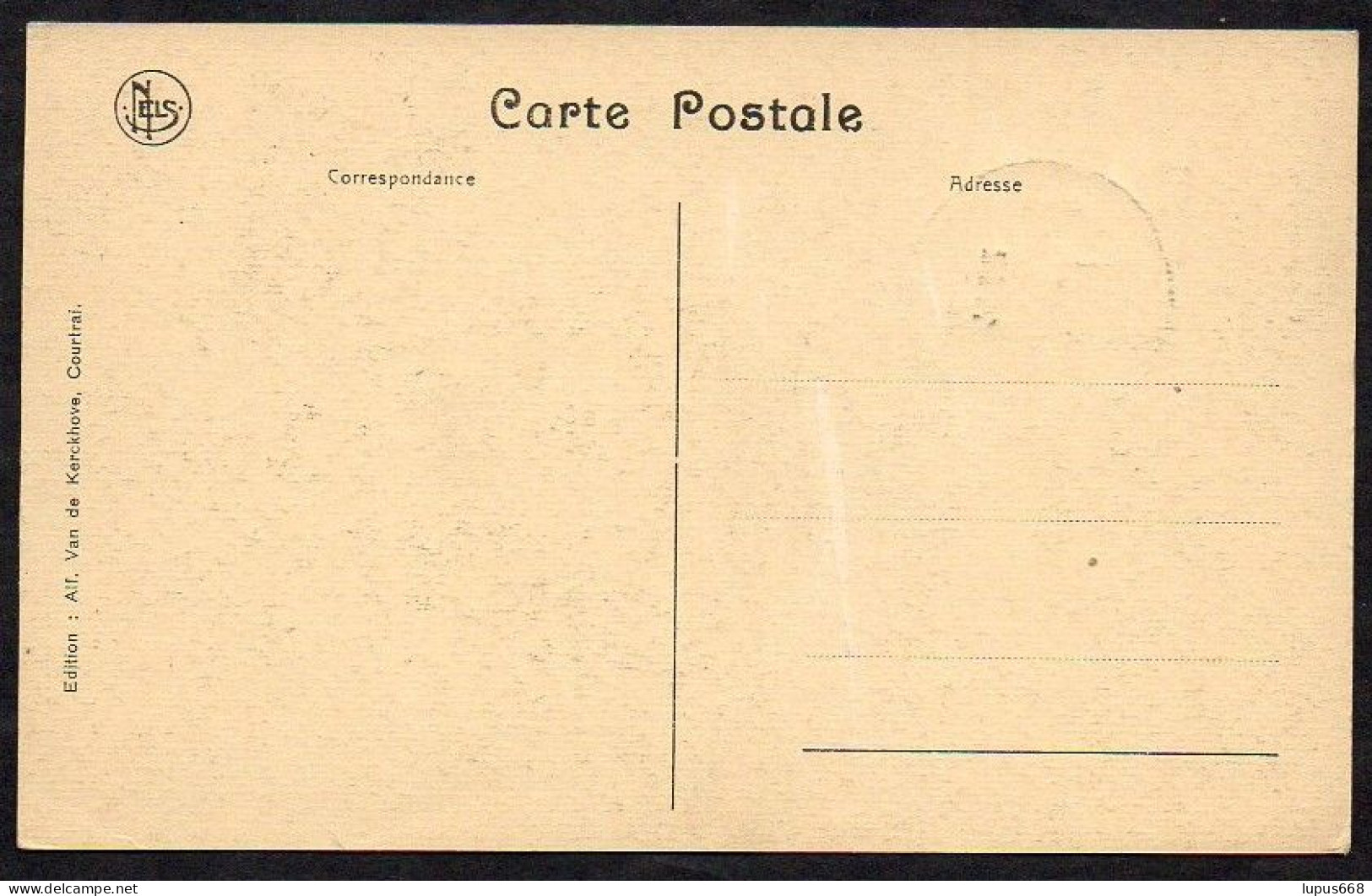 Belgien- Kortrijk 1922  T.c.v.  Kortrijk/Courtrai, L'Hotel Des Postes - Kortrijk