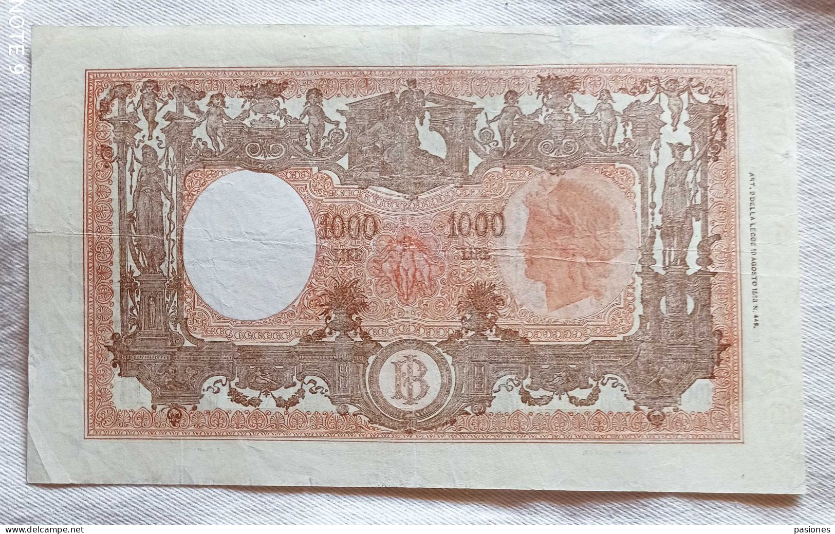 Banca D'Italia Lire 1000 18/01/1947 Einaudi/Urbini - 1000 Lire