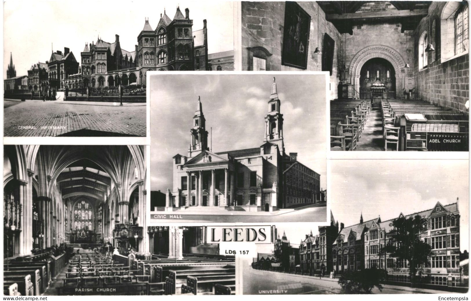 CPA Carte Postale  Royaume Uni Leeds Multi Vues   VM71308 - Leeds