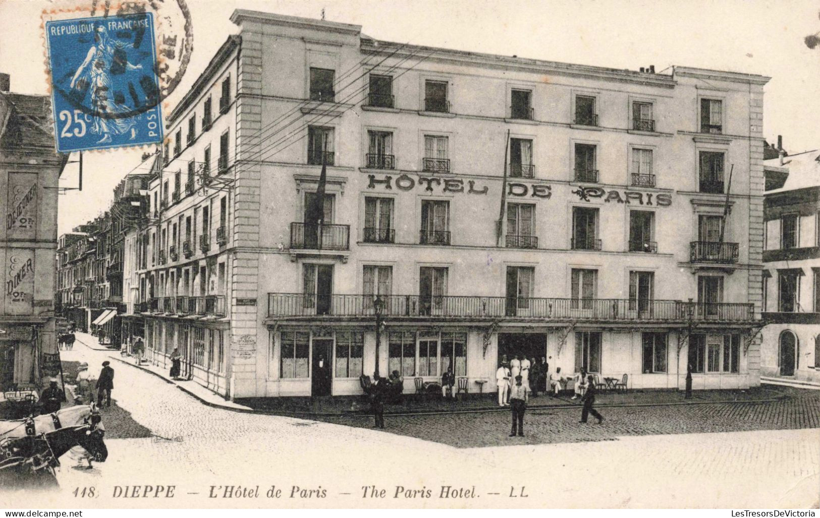 FRANCE - Dieppe - L'Hôtel De Paris - LL. - Carte Postale Ancienne - Dieppe