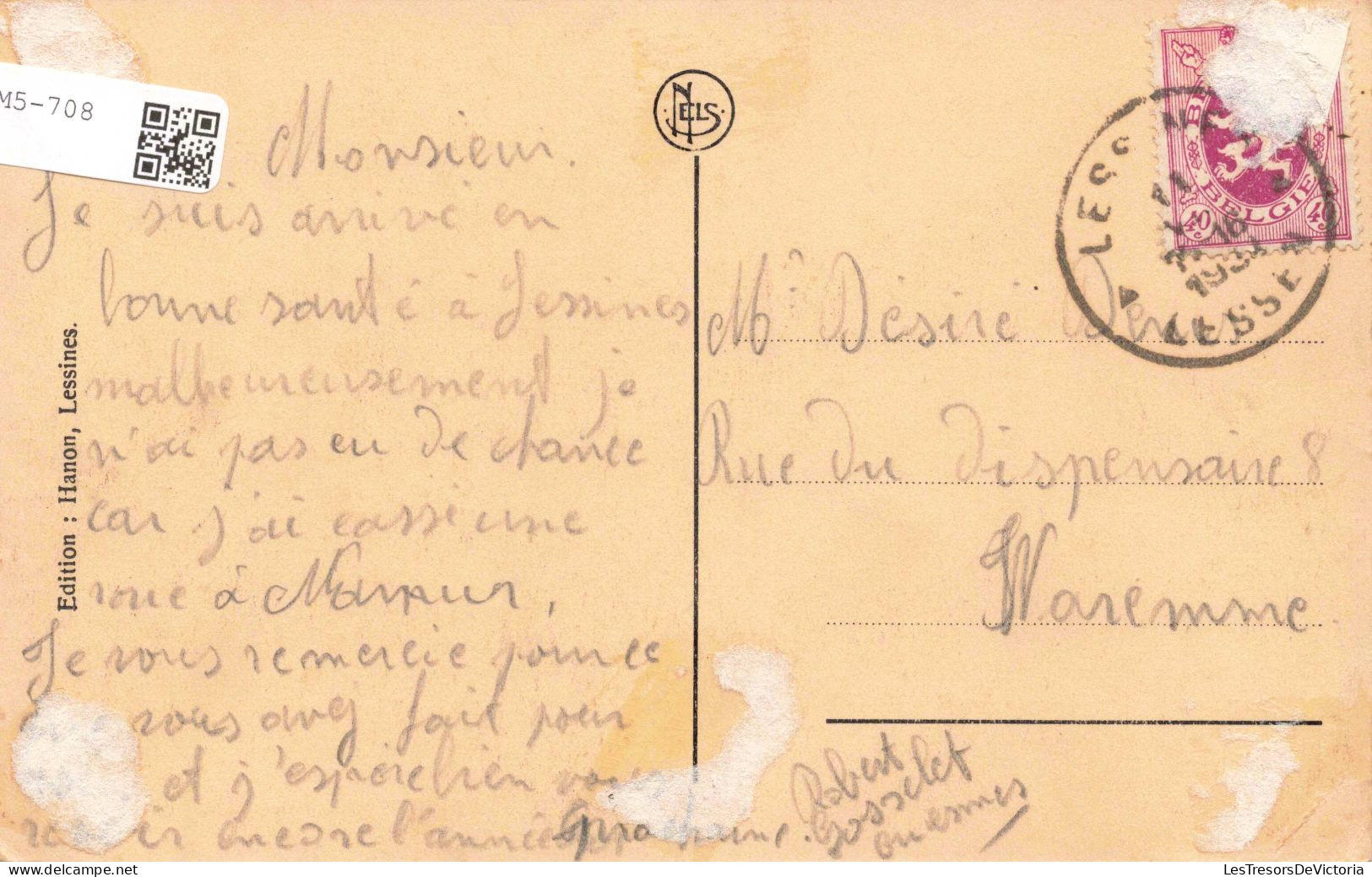 BELGIQUE - Lessines - Au Fond D'une Carrière - Carte Postale Ancienne - Lessines