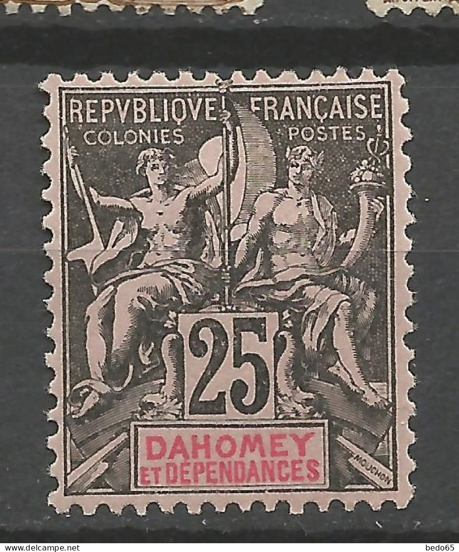 DAHOMEY N° 1 NEUF(*) Sans Gom TRACE DE CHARNIERE  / No Gum - Unused Stamps