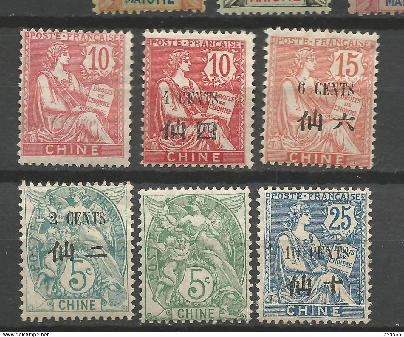 LOT CHINE NEUF*  CHARNIERE  / Hinge  / MH - Unused Stamps