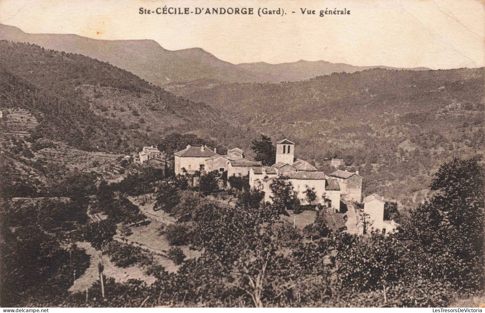 FRANCE - Alès - Ste Cécile D'Andorge (Gard) - Vue Générale - Carte Postale Ancienne - Alès