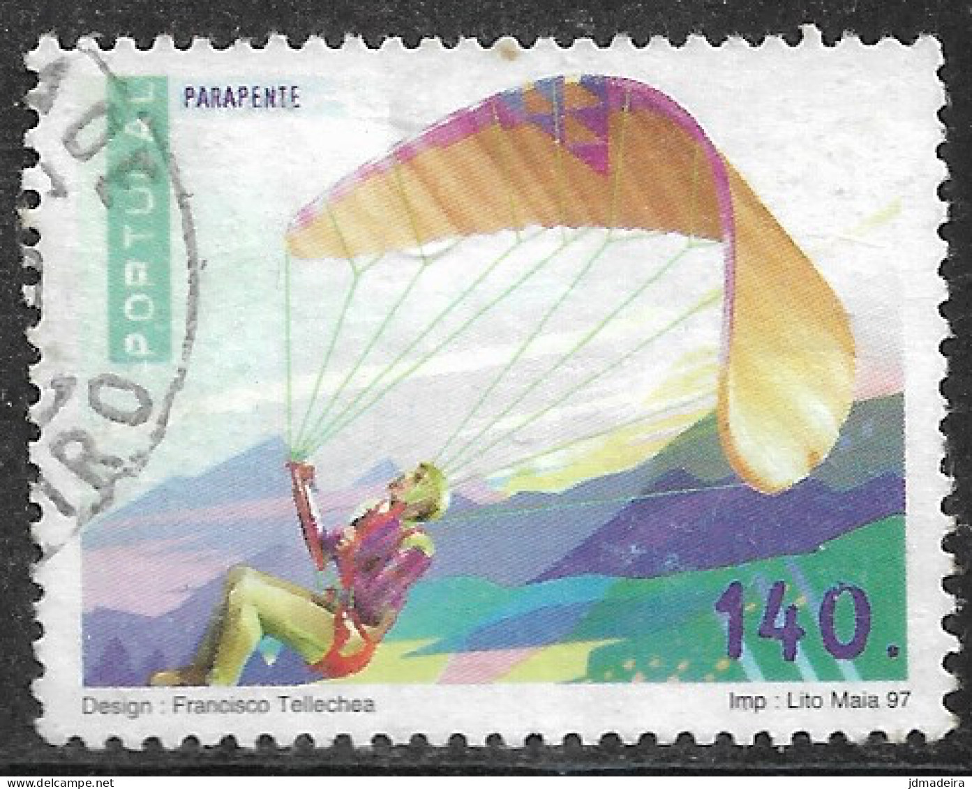 Portugal – 1997 Extreme Sports 140. Used Stamp - Gebraucht