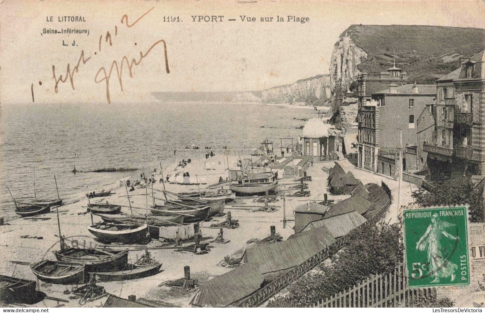 FRANCE - Le Havre- Yport - Vue Sur La Plage - Carte Postale Ancienne - Port