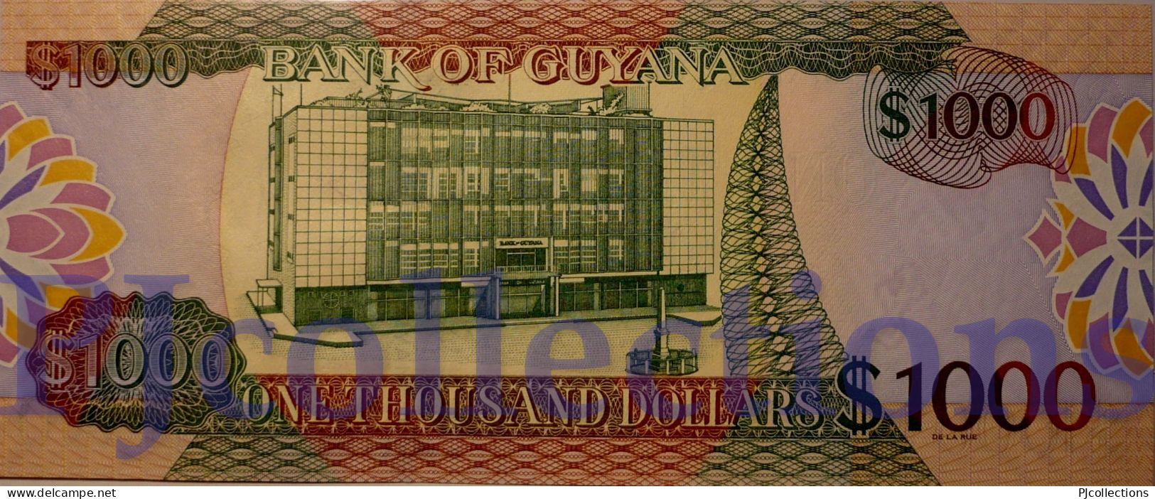 GUYANA 1000 DOLLARS 2011 PICK 38a UNC - Guyana
