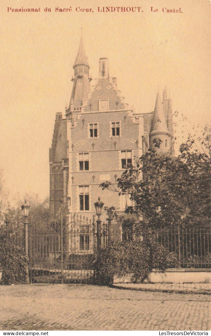 BELGIQUE - Pensionnat Du Sacré Cœur Lindthout - Le Castel  - Carte Postale Ancienne - Education, Schools And Universities