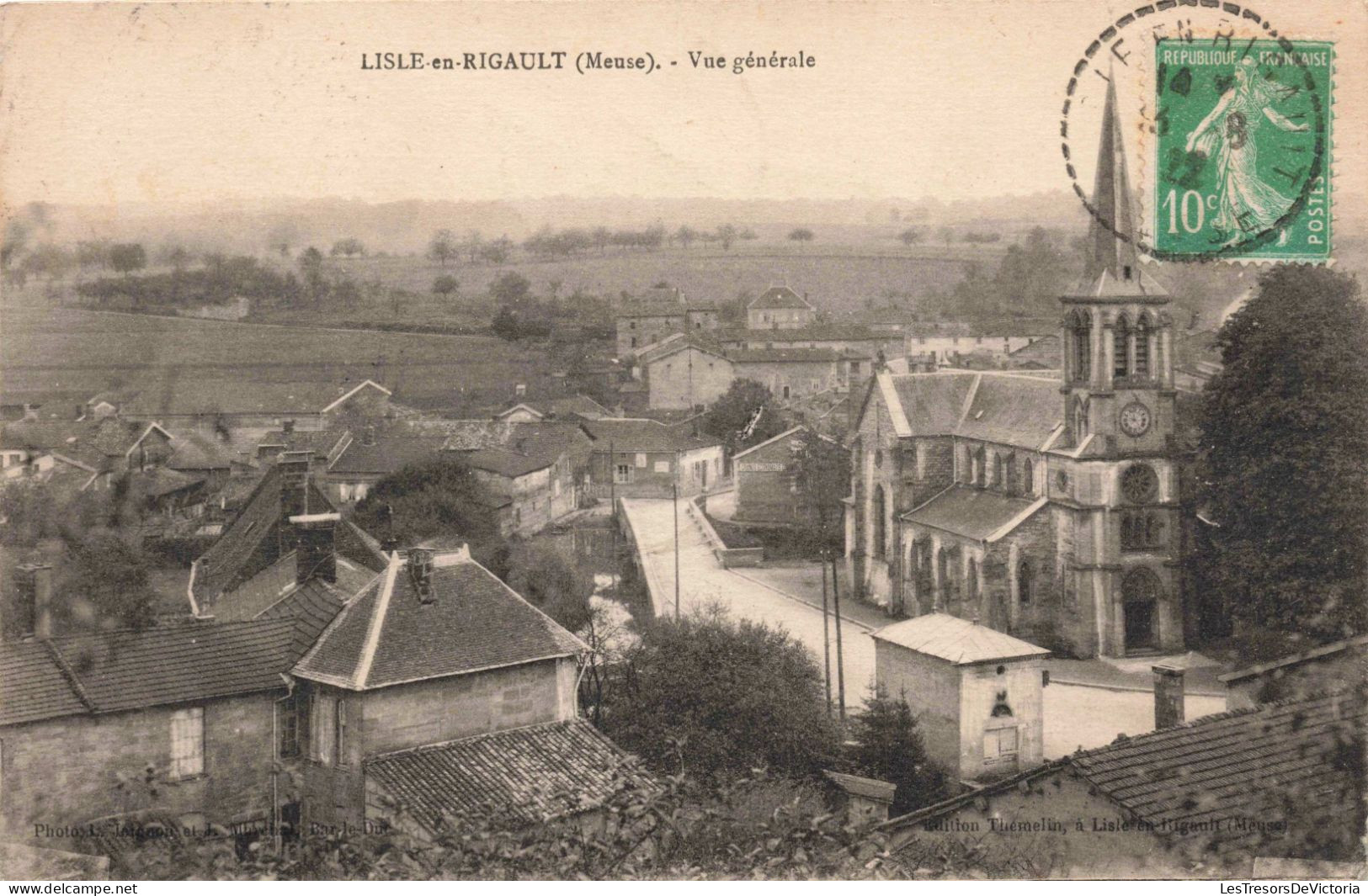 FRANCE - Bar Le Duc - Lisle En Rigault - Vue Générale - Carte Postale Ancienne - Bar Le Duc