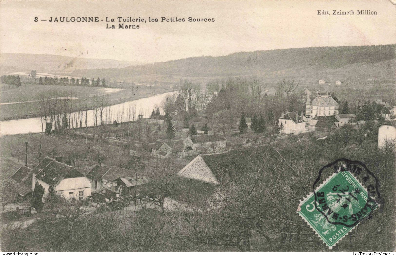 FRANCE - Château Thierry - Jaulgonne - La Tuilerie Les Petites Sources - La Marne - Carte Postale Ancienne - Chateau Thierry