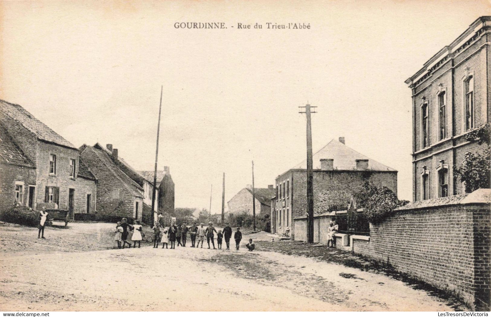 BELGIQUE - Namur - Gourdinne - Rue Du Trieu L'Abbé - Carte Postale Ancienne - Walcourt