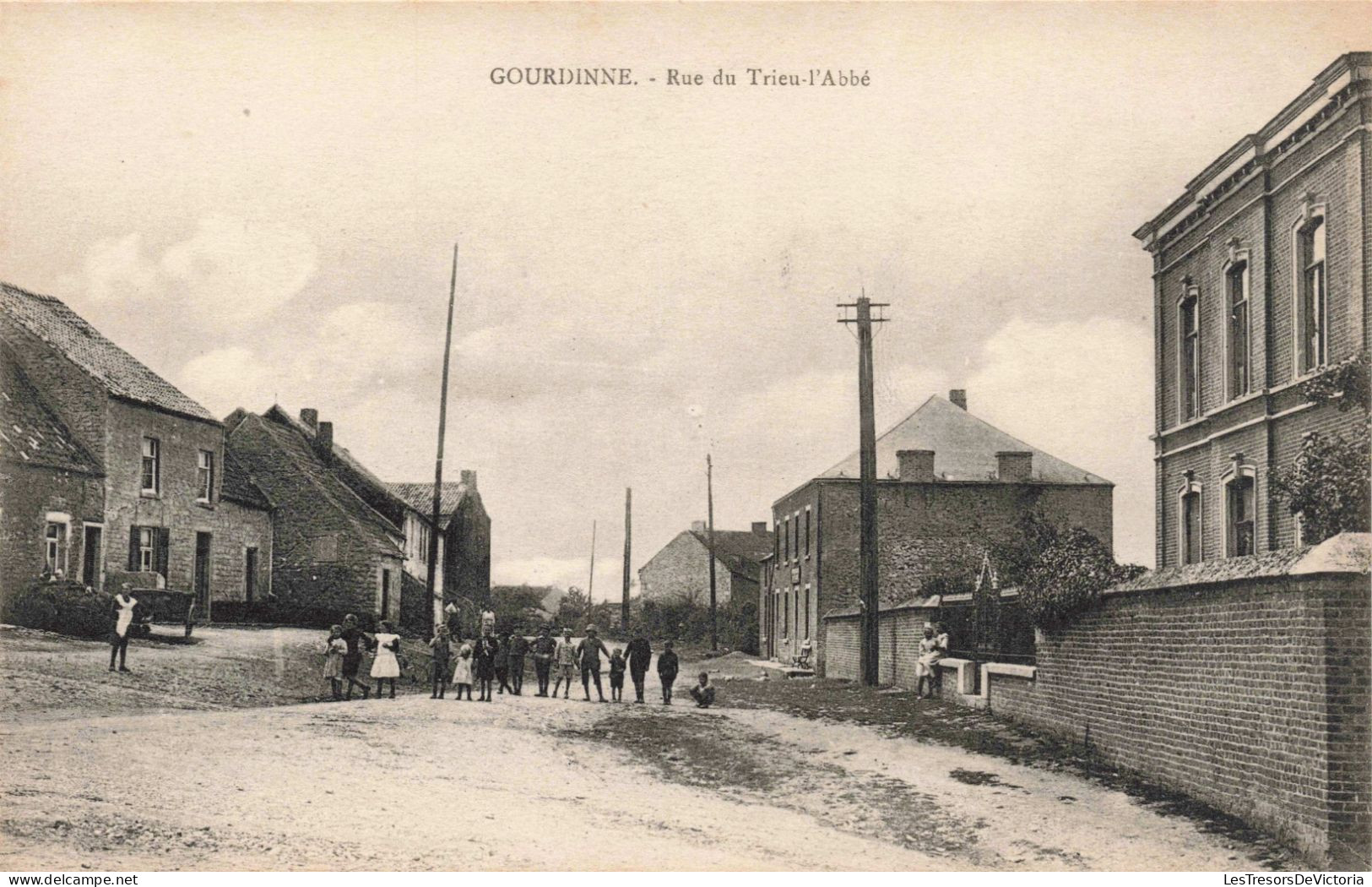 BELGIQUE - Namur - Gourdinne - Rue Du Trieu L'Abbé - Carte Postale Ancienne - Walcourt